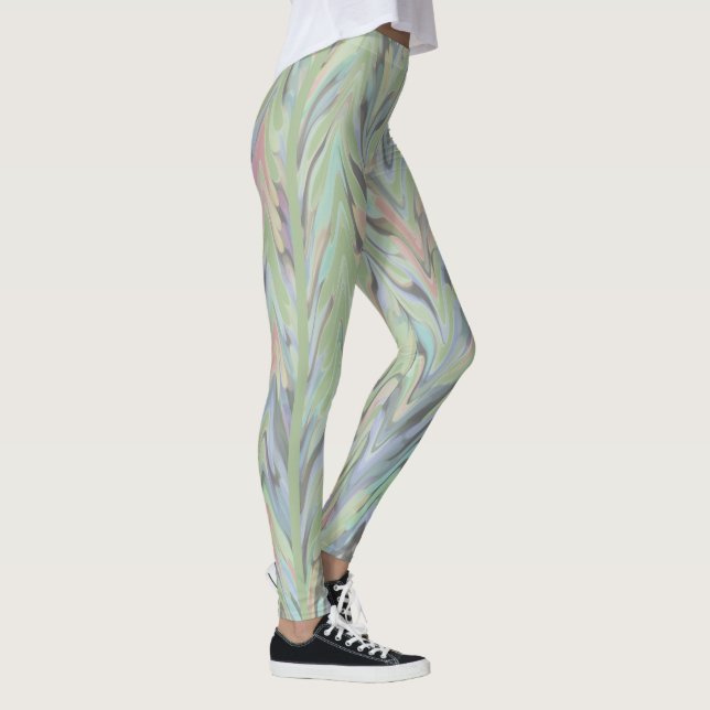 Leggings Resumen Herringbone - helecho (Derecha)