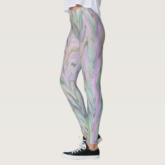 Leggings Resumen Herringbone - lavender (Izquierda)
