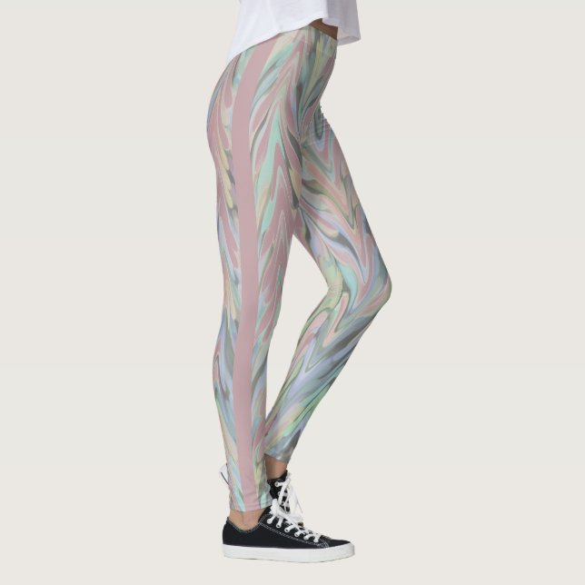 Leggings Resumen Herringbone - rosa/ancho (Derecha)