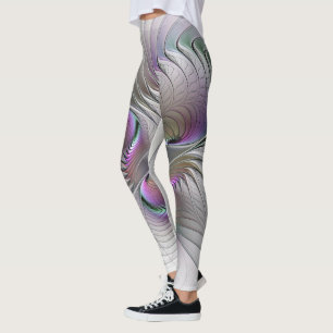Leggings Resumen moderno Shy Fantasía Figura Arte Fractal
