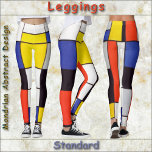LEGGINGS - Resumen monográfico de los colores prim<br><div class="desc">En estas Leyendas se muestra una imagen abstracta del artista holandés Piet Mondrian en colores primarios. Disponible en cinco tamaños para mujeres (XS, S, M, L, XL). Consulte la descripción "Acerca de este producto" a continuación para obtener información general sobre el tamaño y el producto. La imagen cubre el par...</div>