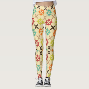 Leggings Resumen Mosaico floral