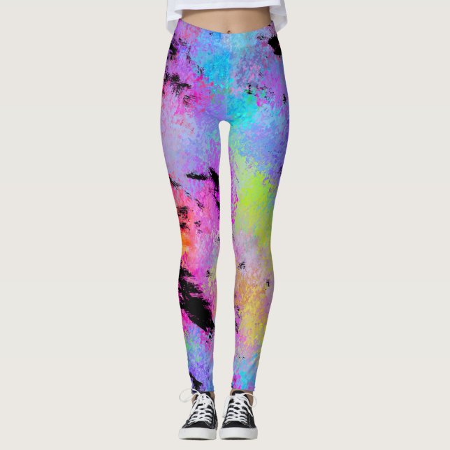 Leggings Resumen multicolor (Anverso)