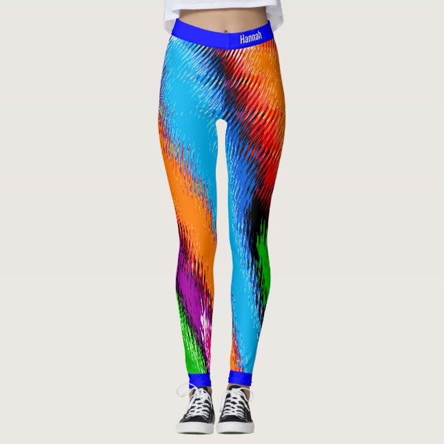 Leggings Resumen multicolor (Anverso)