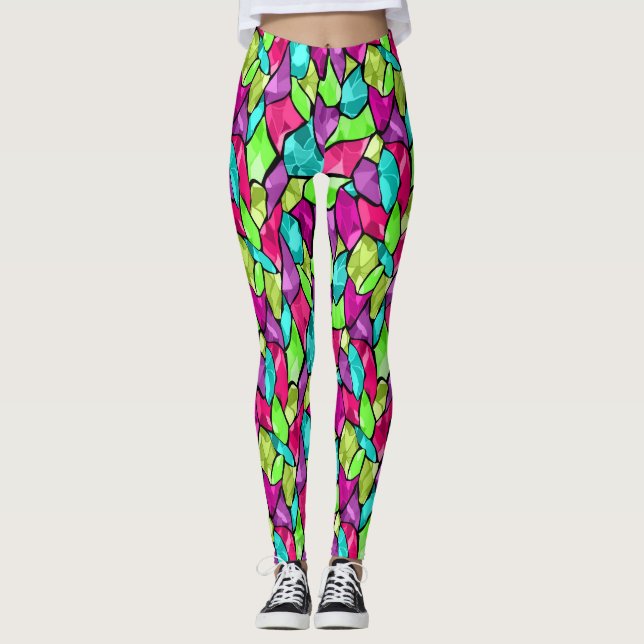 Leggings Resumen multicolor (Anverso)