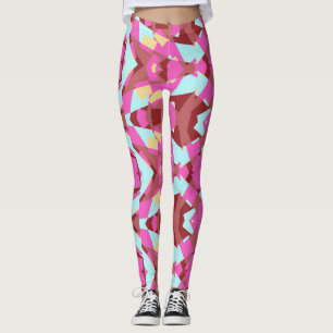 Leggings Resumen multicolor vibrante "Ratti_Creative_Arts"