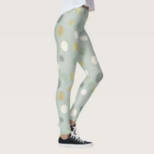 Leggings Resumen Navidades Bolas Patrón sin problemas