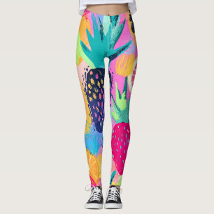 Leggings Resumen Paraíso Fiesta de Fruta Tropical