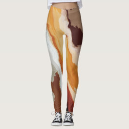 Leggings Resumen Pastel Paint Fox Tail Edition