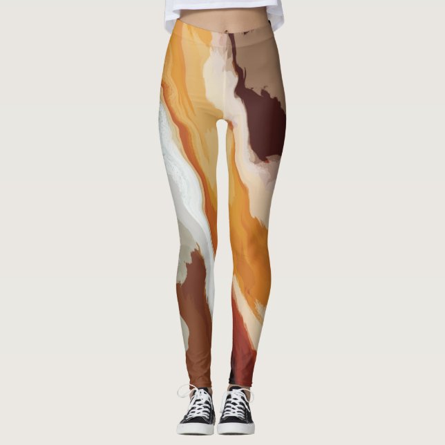 Leggings Resumen Pastel Paint Fox Tail Edition (Anverso)
