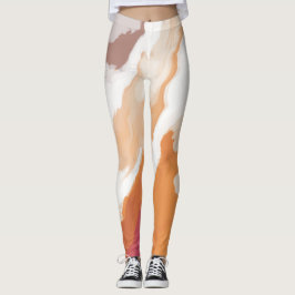 Leggings Resumen Pastel Paint Ginger Foam Edition