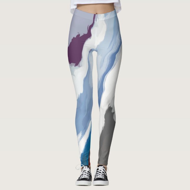 Leggings Resumen Pastel Paint Mountain Edition (Anverso)