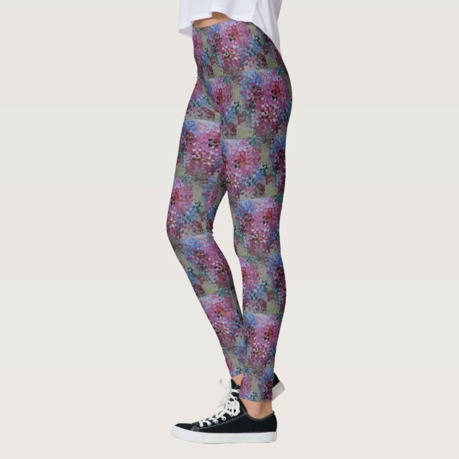 Leggings Resumen Patrón cardiaco (Izquierda)