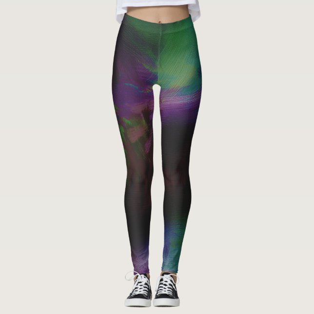 Leggings Resumen pintado (Anverso)