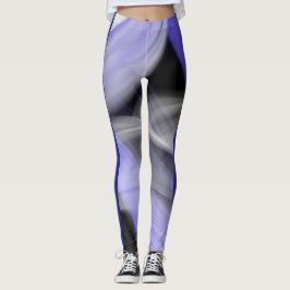 Leggings Resumen Tendencia Violeta de Lavanda