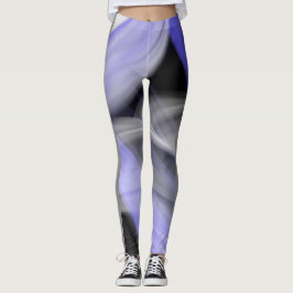 Leggings Resumen Tendencia Violeta de Lavanda