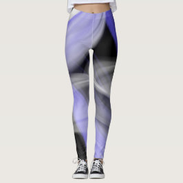 Leggings Resumen Tendencia Violeta de Lavanda