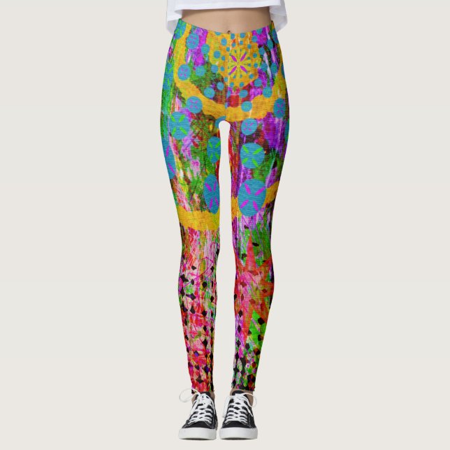 Leggings Resumen Trippy (Anverso)