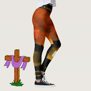 Leggings Resurrección de las Leggencias de Pascua de Jesucr
