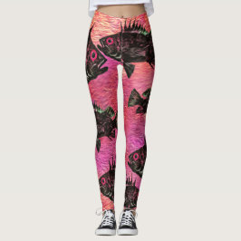 Leggings Retorno estilizado en rosa - Piernas