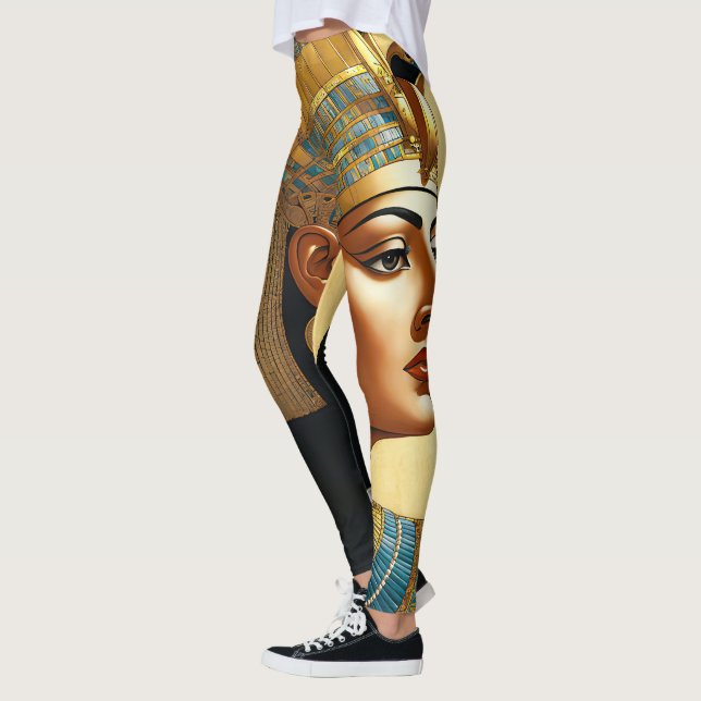 Leggings Retrato artístico de Cleopatra (Izquierda)