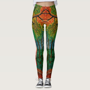 Leggings “Retrato de Holly” - Un vestido brillante para la