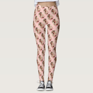 Leggings Retrato de moda occidental de Coquette Cowgirl