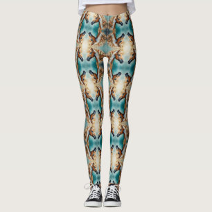 Leggings Retrato de Palomino Paint Mustang