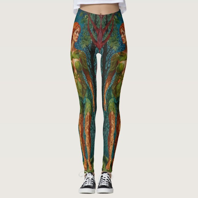 Leggings “Retrato de Viridra” -  Venas del Dosel    (Anverso)
