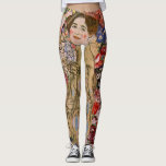 Leggings Retrato póstumo de Ria Munk por Gustav Klimt<br><div class="desc">Retrato póstumo de Ria Munk (1918) por Gustav Klimt es un retrato de arte fino de la época victoriana. La joven mujer en el retrato es Maria Munk que se suicidó el 28 de diciembre de 1911, después de que el escritor Hanns Heinz Ewers cancelara su compromiso. Mientras trabajaba en...</div>