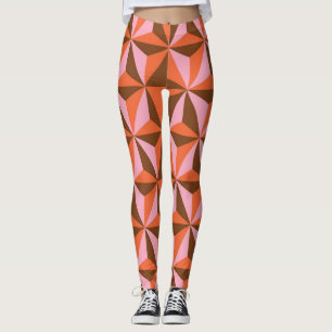 Leggings Retro 70: Fondo del patrón de cosecha