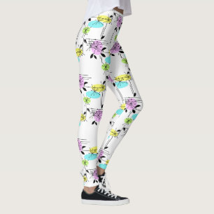 Leggings Retro abstracto