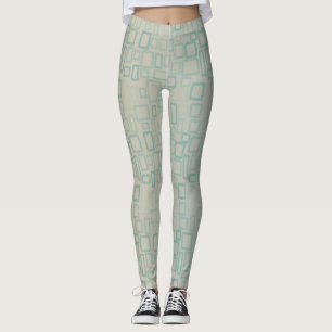 Leggings Retro Aqua