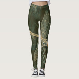 Leggings Retro Dragonflies