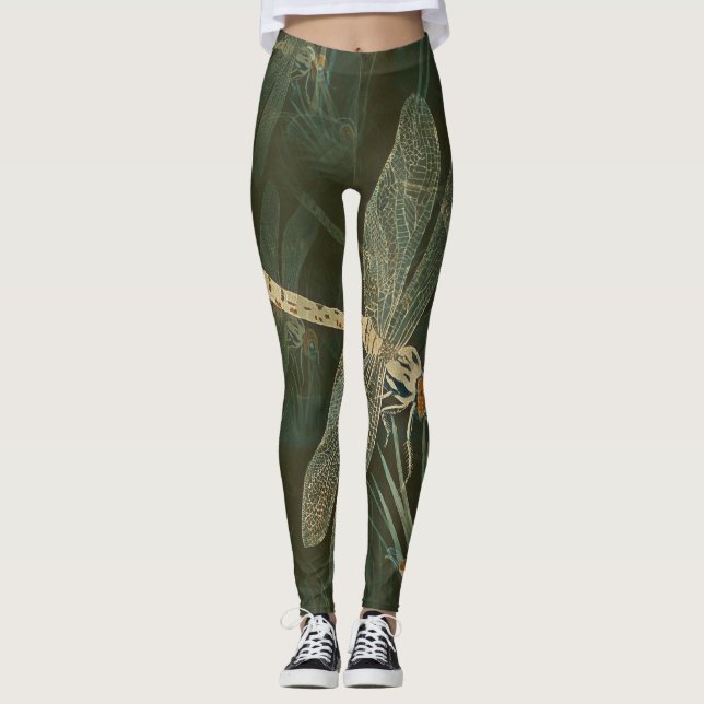Leggings Retro Dragonflies (Anverso)