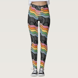 Leggings Retro Future Disco Rayo Arcoiris