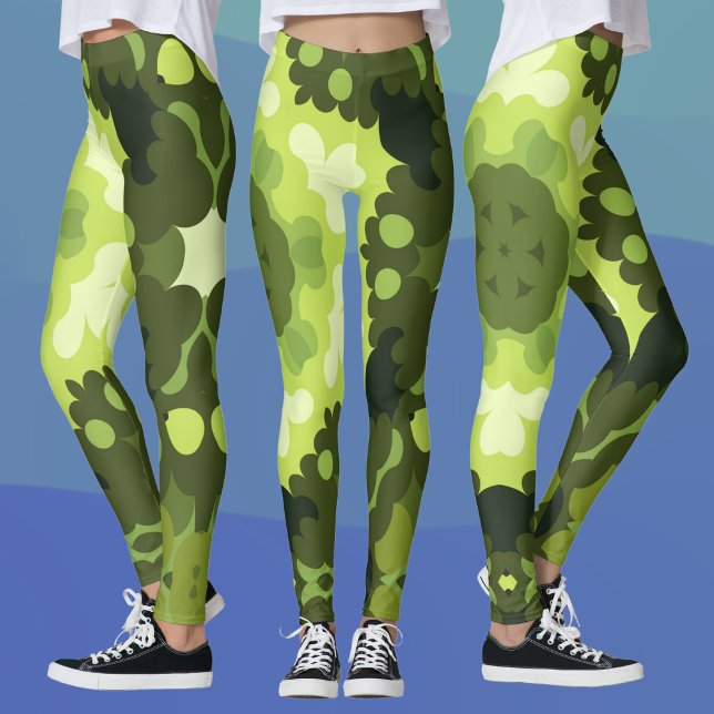 Leggings Retro Mandala Green (Subido por el creador)