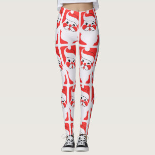 Leggings Retro Santa Claus