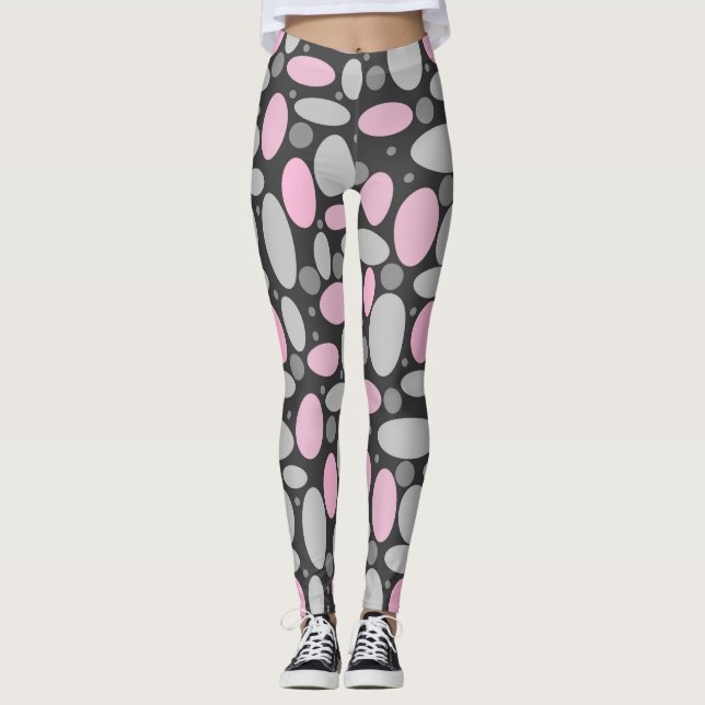 Leggings retro, sesenta, puntos de polka (Anverso)