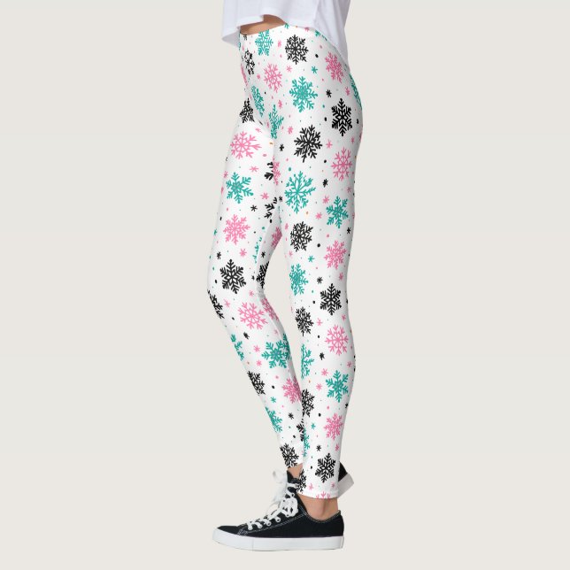 Leggings Retro Snowflakes (Izquierda)