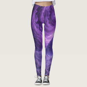 Leggings Retro Sunshine Patterns – Bold Colorful