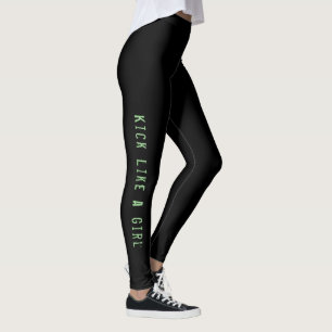Leggings Retroceso como las polainas de un chica