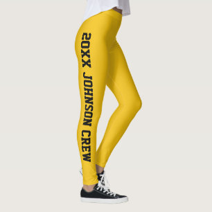 Leggings Reunión Familiar Amarillo Caléndula Brillante Pers