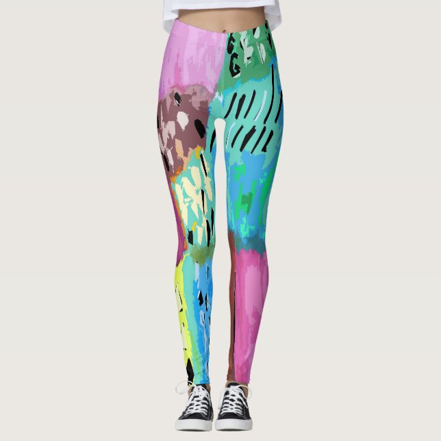 Leggings Revisiones coloreadas (Anverso)