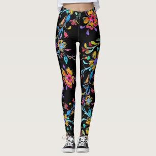 Leggings Revuelta de las flores silvestres
