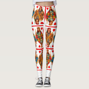 Leggings Rey de Corazones Reina de Corazones Jack de Corazo