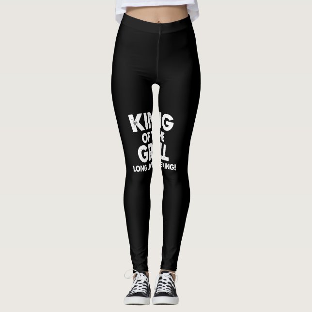 Leggings rey de la parrilla larga vida al rey (Anverso)