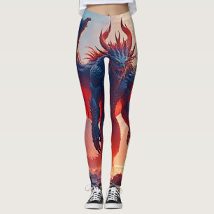 Leggings Rey Demonio: Arte de la Sombra del Dragón Eterno