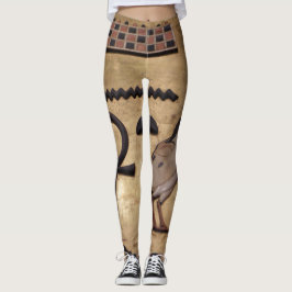 Leggings Rey Tut egyptian Ankh Tablet