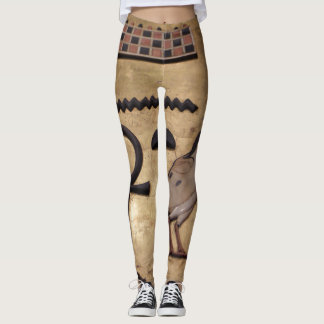 Leggings Rey Tut egyptian Ankh Tablet